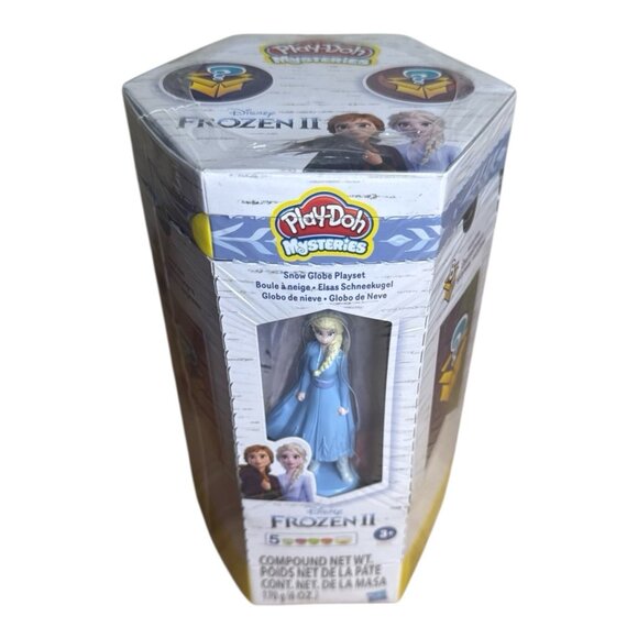 Play-Doh Playdoh Mysteries Disney Frozen II 2 Elsa Snow Globe Playset NEW - Picture 2 of 11